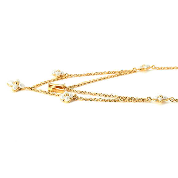 Louis Vuitton Necklace Flora Gram Gold - Picture 3 of 7